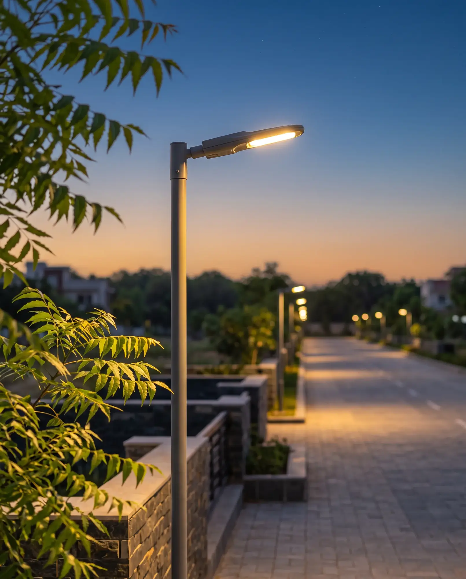 Every street lit — artist's impression