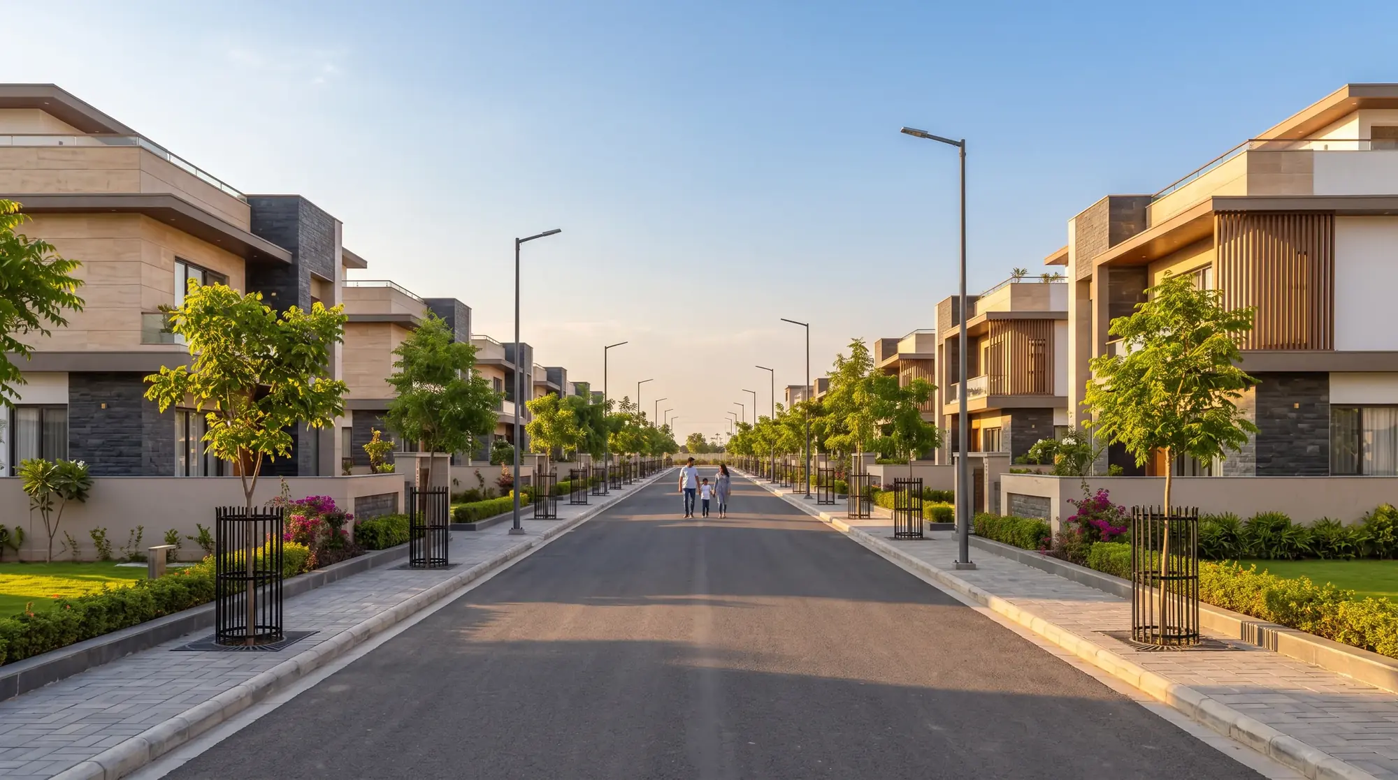 Internal road inside Empire Valley — artist's impression